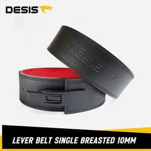 Desis Lever Belt Single Breasted 10mm Sabuk Fitness Gym Weight Lifting