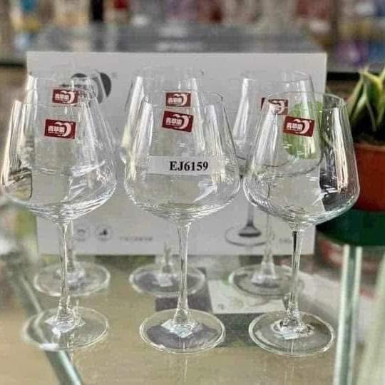 Bộ 6 ly rượu vang chất liệu thuỷ tinh dung tích 440ml