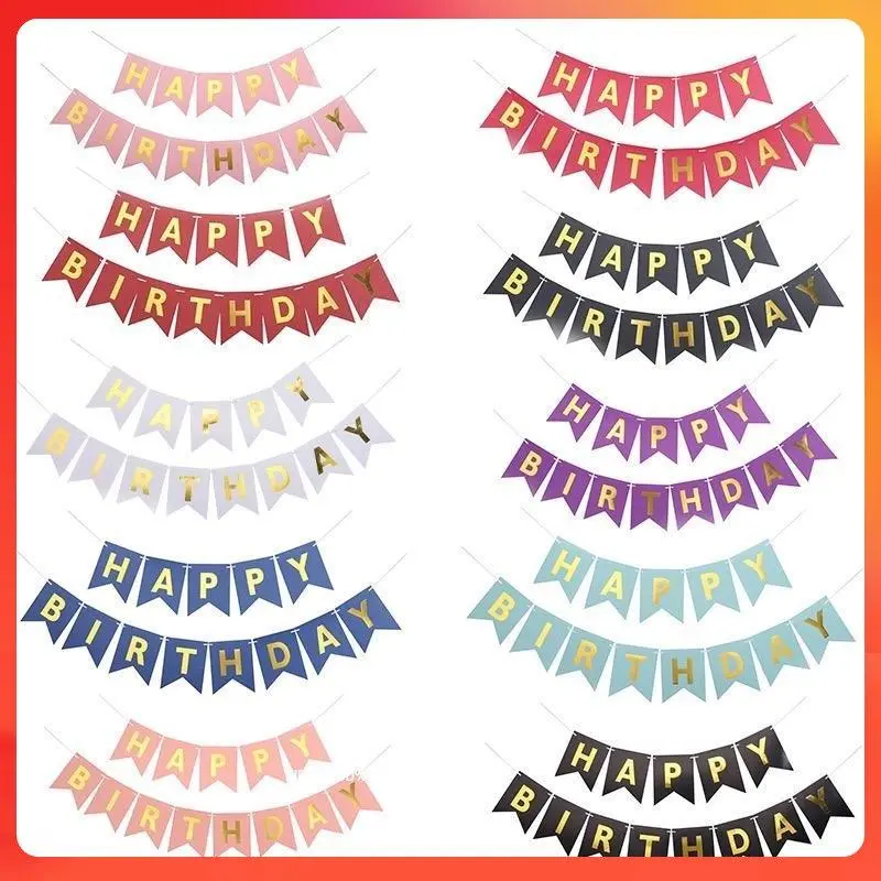 Ktx party Happy birthday banner party decor party supplies