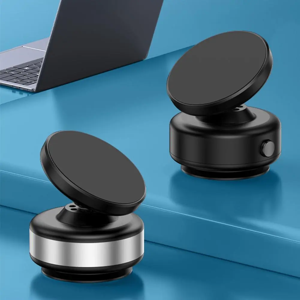 15W Vacuum Magnetic Car Phone Holder 360 Rotation Wireless Charging Holder Stabilizes Phone