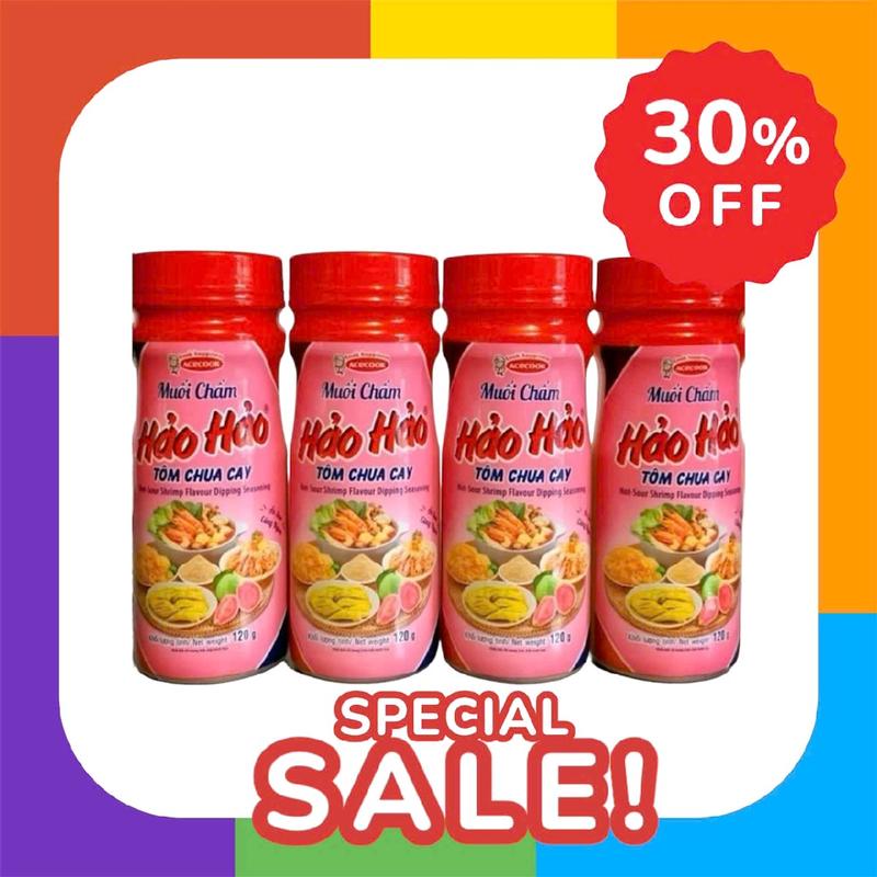 3 lọ Muối Hảo Hảo mẫu mới - tiện sử dụng - bán sỉ