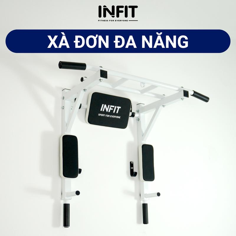  Xà Đơn Đa Năng Treo Tường INFIT - Pro Trắng 