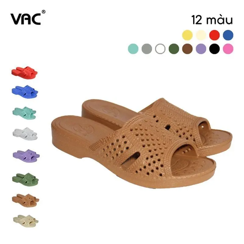 Dép tổ ong nam E197M VAC size 39-43 nhựa EVA nguyên khối cao cấp mềm nhẹ êm chân bền bỉ 0