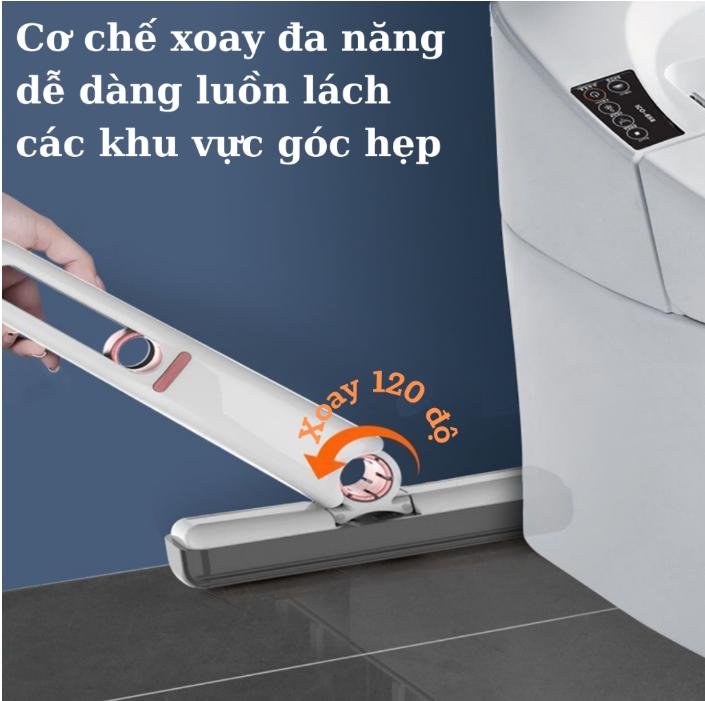 Cây Lau Bàn Bếp Tự Vắt Thông Minh Mini 25cm, Bọt Biển Siêu Thấm Hút Đa Năng, Gập Gọn Lau Sàn Cây Lau Nhà 4