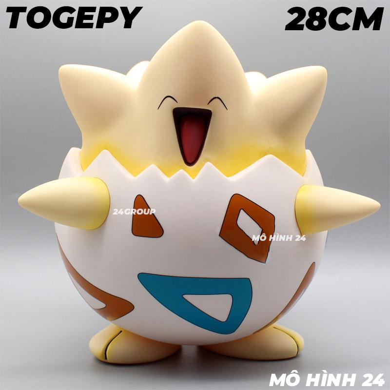 Mô hình figure pokemon tỉ lệ 1:1 trứng Togepy đáng yêu cute to cỡ lớn tỉ lệ thật togepi huyền thoại tcg