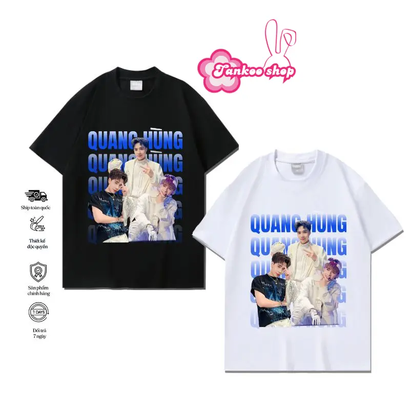 Áo thun in hình In Hình ANH TRAI QUANG HÙNG MASTERD, VẢI COTTON MỀM MỊN, THOÁNG MÁT, THẤM HÚT MỒ HÔI, ĐỦ SIZE TỪ M-4XL áo thun giá rẻ