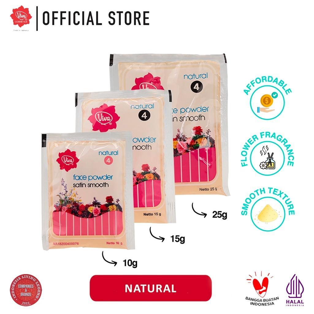 Viva Bedak Zak (Refill - Face Powder) - 15 Gr & 25 Gr (Tersedia 3 Varian Warna) Wajah Compact