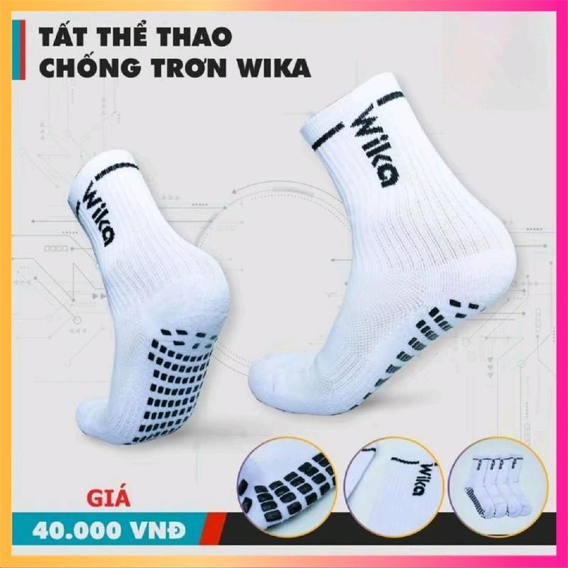 Free Ship - Vớ đá banh tất đá bóng chống trơn chống trượt bóng đá chơi Pickleball thương hiệu Wika hàng cao cấp sẵn hàng chuyên bán sỉ.