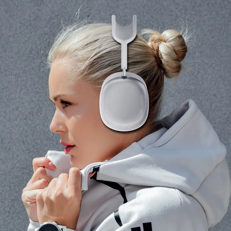 AB-【2pcs TPU Transparan】Soft Case Airpods Max Anti Gores/Airpods Max Headphone Cover 1