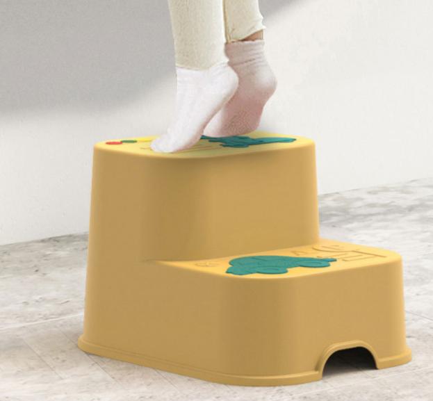 Product Introduction of The Second Step on The Road Plastic Stool Bathroom Hand Washing Bath Stepping Pad Footstool Short Baby Non-slip Chair Furniture 1