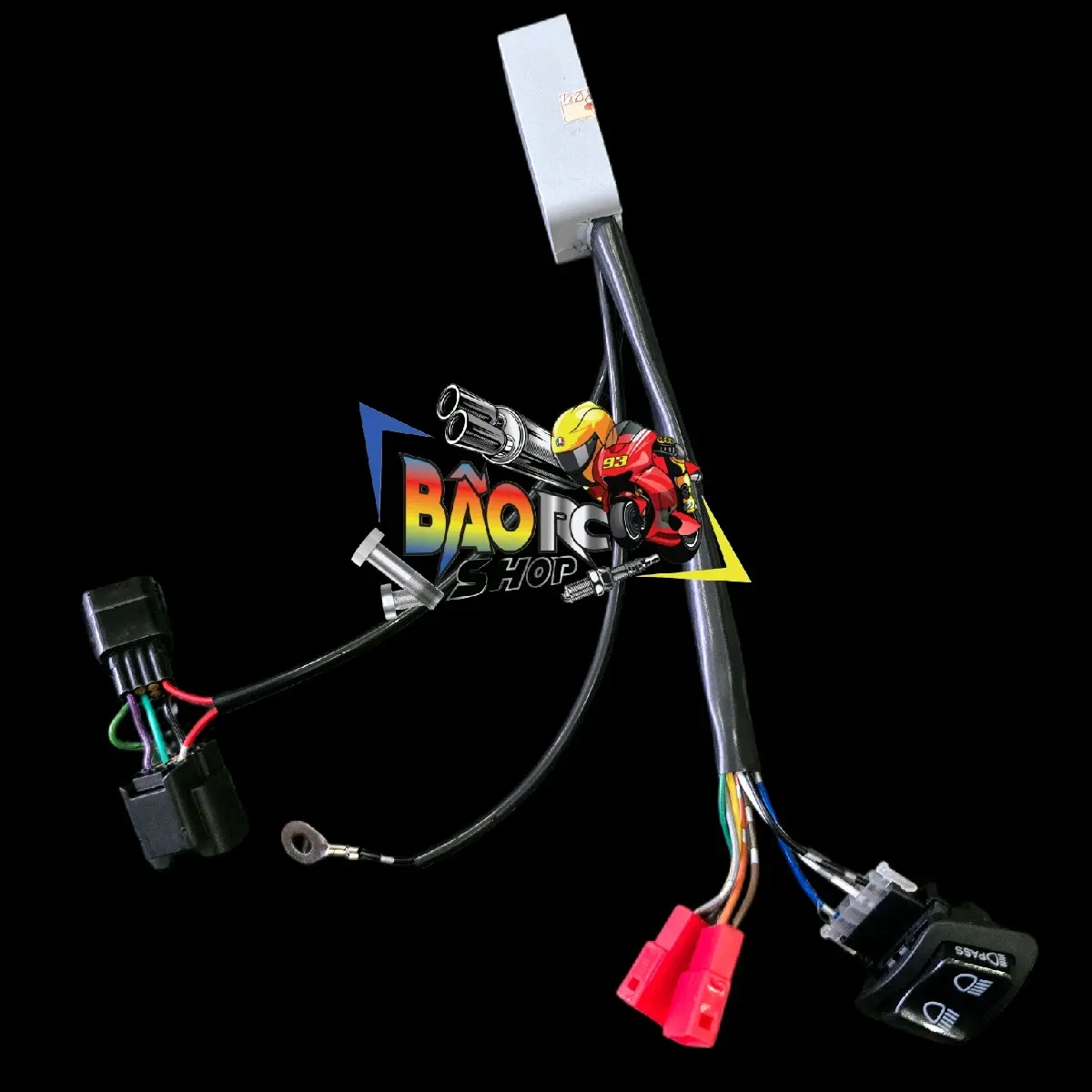 Bộ mạch tắt mở đèn tích hợp passing cho Honda Future Led