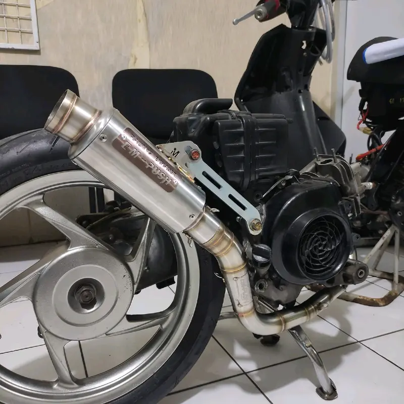 Knalpot Empush Racing Exhaust type M4 Honda Beat inlet 45 1