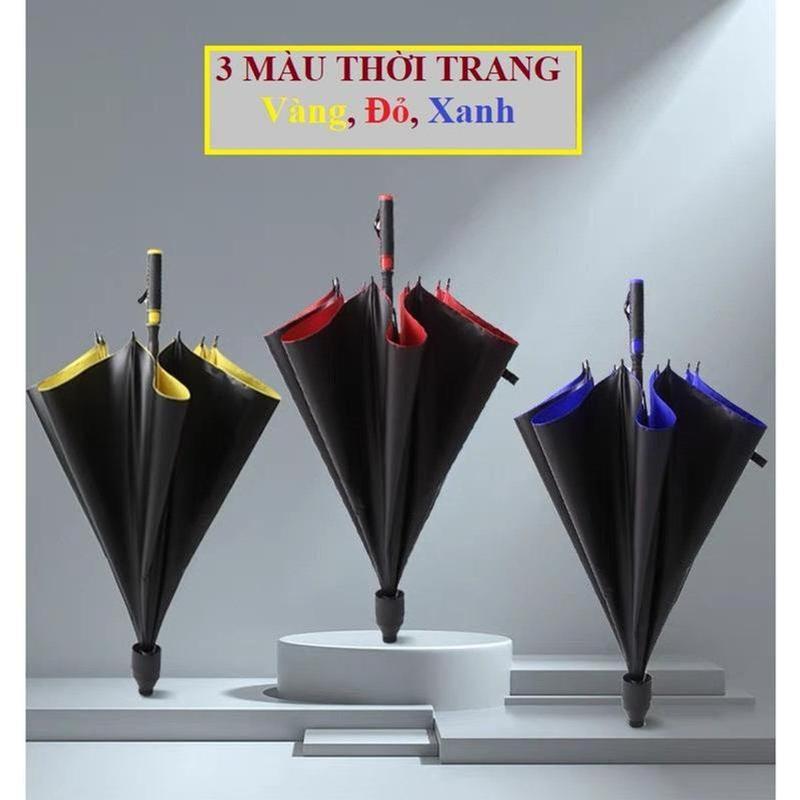 Ô Che Mưa Loại To, Ô Dù Thông Minh Cán Dài Cao Cấp 8 Nan To Chống Rỉ, Chống Gió Lật Có Vỏ Bọc Hiện Đại Mở Tự Động