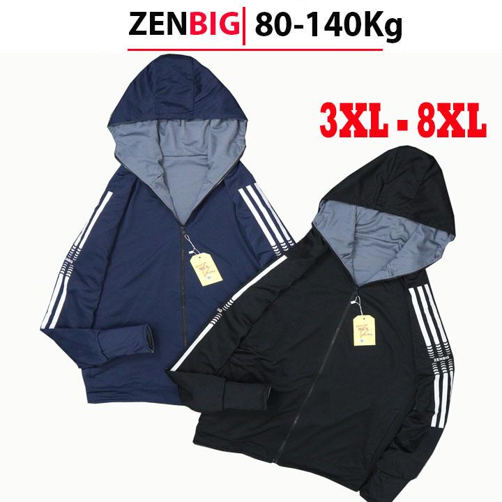 Áo khoác chống nắng nam big size ZENBIG, áo mặc 2 Mặt, Chất Vải kim cương HAI Lớp dày dặn, thoáng mát size từ 80kg, 90kg, 100kg, 110kg, 120kg, 130kg cho người mập người béo Đồng
