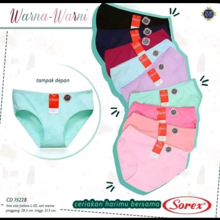 Celana dalam remaja cewek Sorex 15228