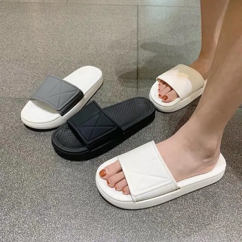Dép cao su siêu êm chống nước MÀU TRẮNG (mã: DÉP X) DéP Slipper