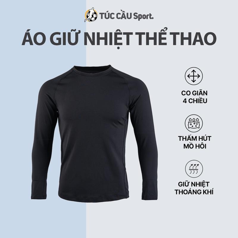 [DEAL MỞ BÁN] Áo giữ nhiệt thể thao đá bóng, tập gym, chạy bộ, chất liệu vải thun cao cấp co dãn tốt 4 chiều, thấm hút mồ hôi, giữ nhiệt thoáng khí