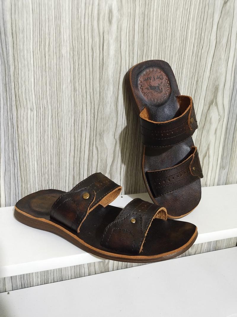 Product Introduction of Sandal Lelaki Ban 2 Asli Kulit Sapi | Kode 4012 Sol Karet 4