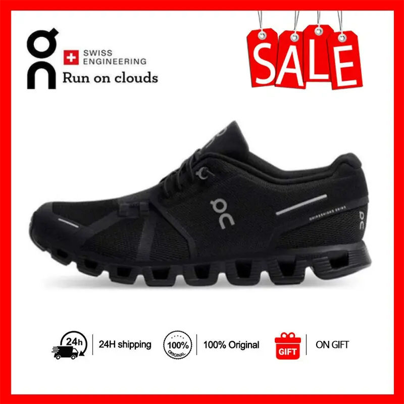 [100% Original ]On Running Cloud 5 Running training shoes Men's and women's sneakers Running training shoes
