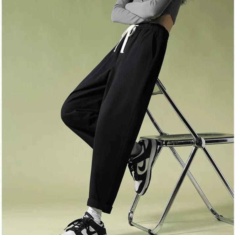 Product Introduction of Quần Kaki co giãn Nam Nữ ống suông form Baggy Thời Trang Bigsize (Kaki co giãn) Thun Pants 15