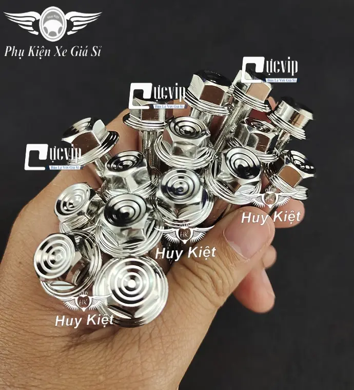 Ốc Salaya THÁI Inox 304 Đúc Đặc 6Ly, 8Ly, 10Ly Chiều Dài Đầy Đủ Các Size (Giá 1 Con)