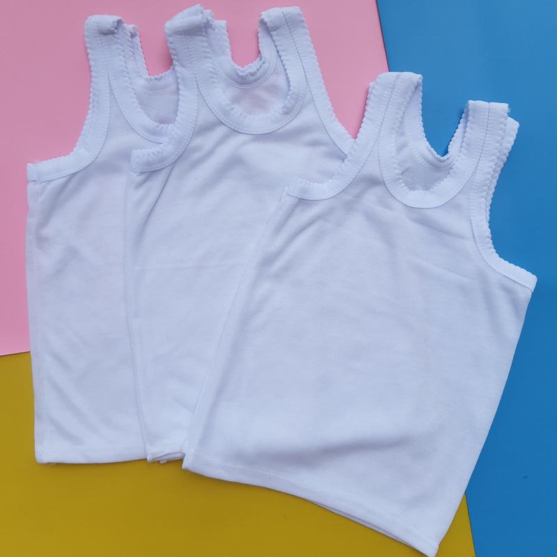 12 Pcs Kaos Dalam Anak Singlet Anak dan Kaos Dalam Polos 3