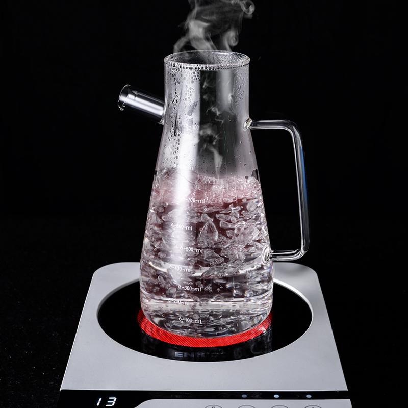 Product Introduction of Botol Minyak Goreng Borosilicate Glass Wadah Kaca Oil Pot Leak Proof Tutup Kayu 700 ML 5