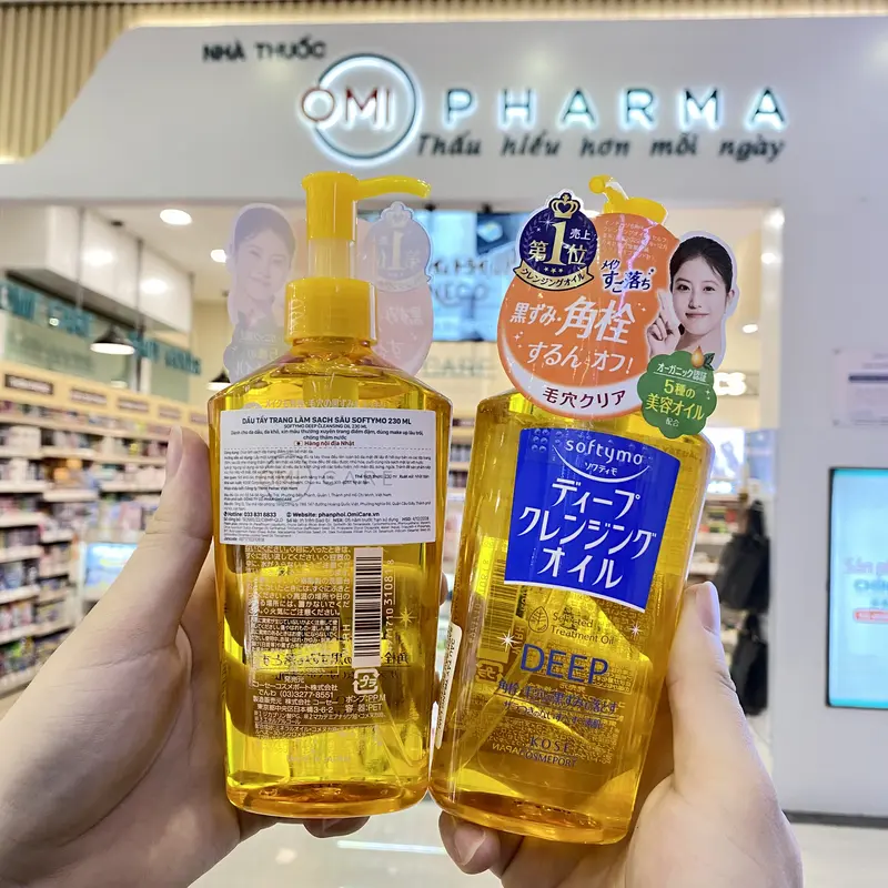 Dầu Tẩy Trang Làm Sạch Nhanh Softymo 230ml 3