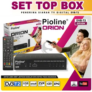Set Top Box Pioline Orion & FREEBOX Stb Tv Digital PENERIMA SIARAN TV DIGITAL DVB-T2