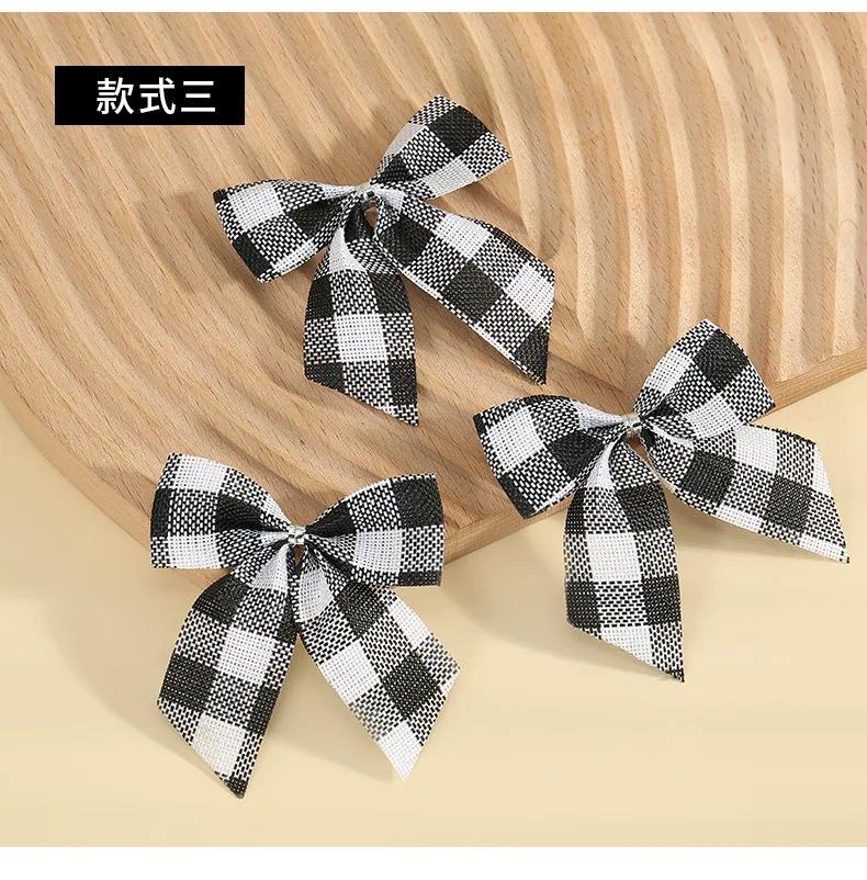 Product Introduction of 24/5pcs Christmas Bows Christmas Ornaments Gold Red Bows Christmas Tree Ornaments 2025 New Year Decorations Mini Bows Gift Wrap Cloth 10