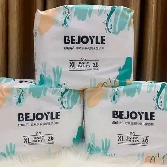 Tã Bỉm Bejoyle Xanh Nội Địa Trung Dán quần Đủ Size Cho Bé S120/M96/L90/XL78/XXL66/XXXL54 0