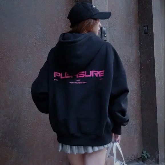 [ GIÁ TRẢI NGHIỆM ] Áo hoodie Nỉ Lông Cáo PLEASURE Boxy Form Châu Âu Dáng Rộng Unisex Nam Nữ Local Brand PL06 4