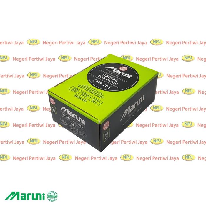 Gambar Maruni Radial Tire Patch MR-20 Box dari negeripertiwijaya Kota Administrasi Jakarta Barat Tokopedia