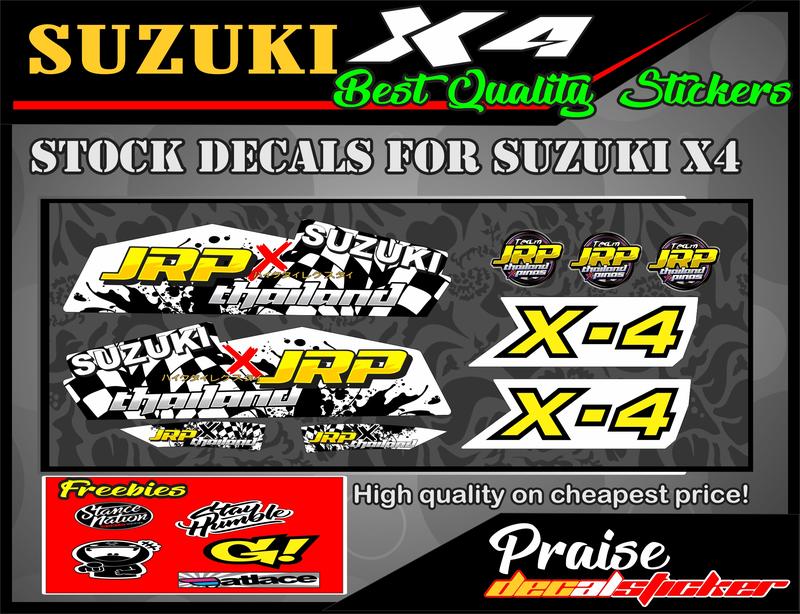 Suzuki X4 Stock Decals Jrp Design Tank and Battery Cover - TikTok Shop ...