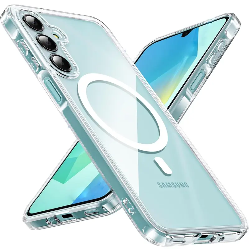 Ốp Cho Samsung Galaxy A16 A26 A36 A56 5G, Ốp Nhựa Cứng Ốp Lưng Mềm Trong Suốt, Có Tính Năng Sạc Không Dây Từ Tính Magsafe 0