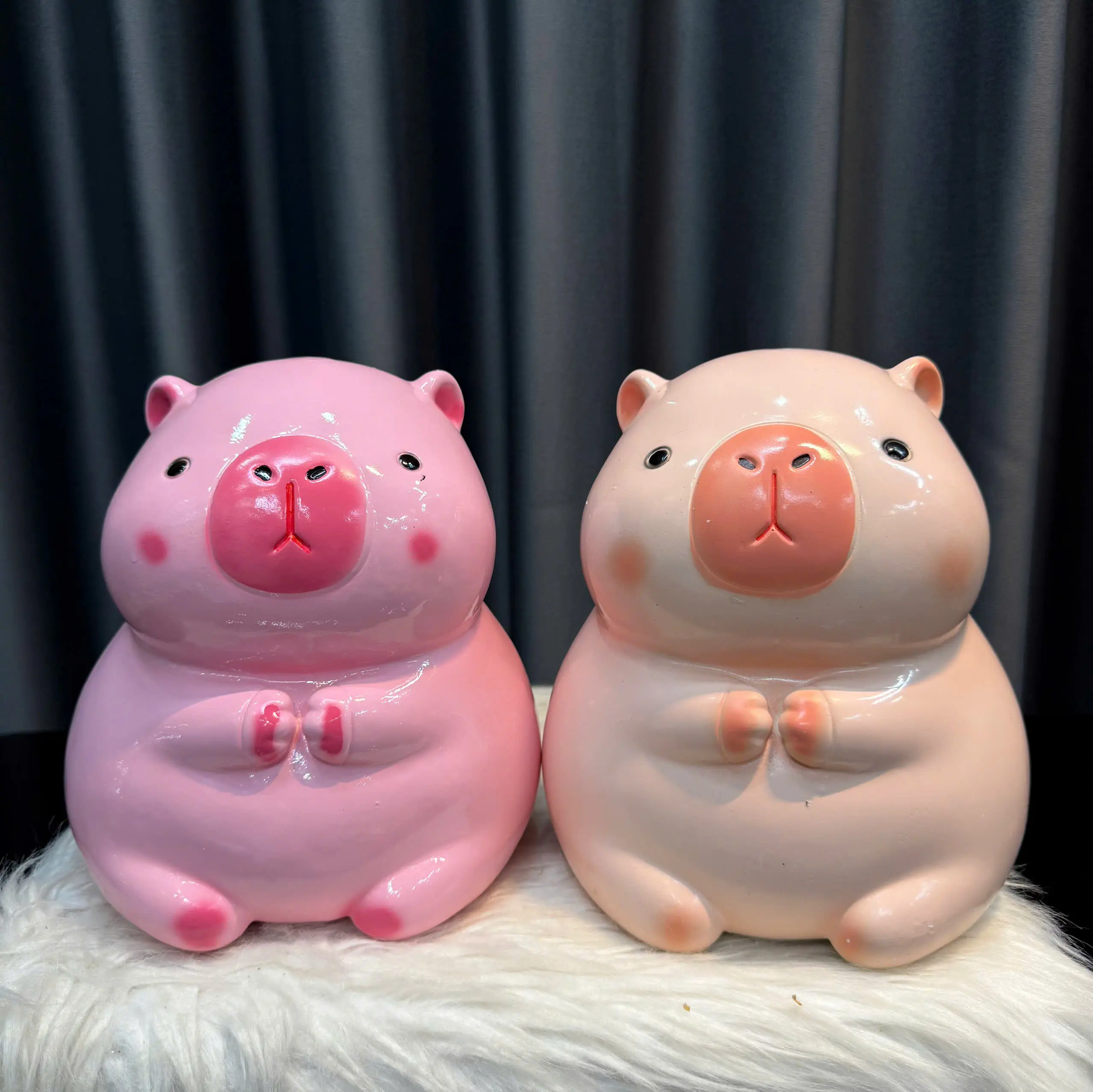 Heo Chuột Capybara Cute Size To Tiết Kiệm Ống Tiết Kiệm Đựng Tiền