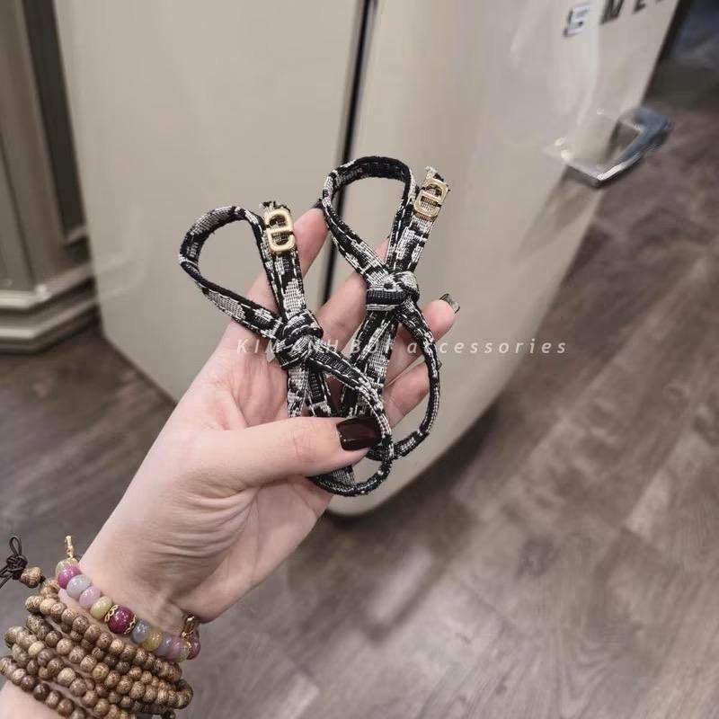 Kẹp tóc nơ chữ, kẹp nửa đầu chuẩn KAB from cứng cáp 8