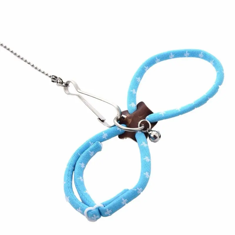 Dây Thừng Nylon Có Thể Điều Chỉnh Thích Hợp Cho Chuột, Sóc, Chinchilla, Gerbil, Có Chuông, Đồ Dùng Thú Cưng Đi Dạo, Áo Vest Chuột, Dây Xích Hamster, Đáng Yêu 7