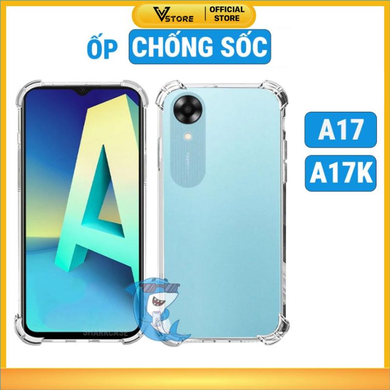  ốp lưng cho oppo a17k   a17 dẻo trong suốt silicon cao cấp chống sốc bảo vệ điện thoại Cao Su Phụ Kiện ốp phôi cao cấp Vstore 