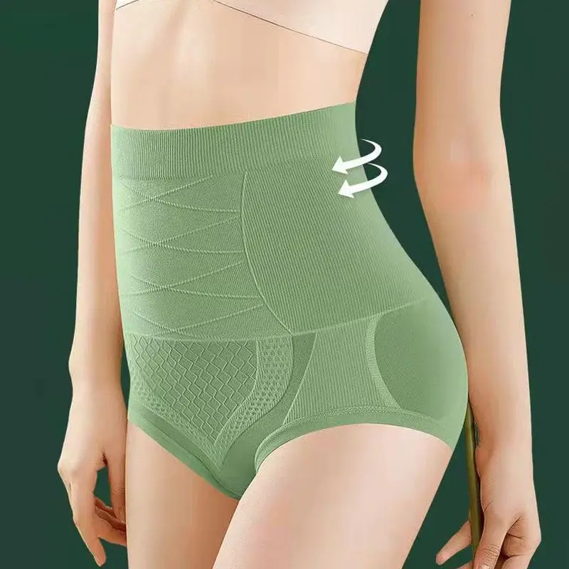 Đồ Lót Bụng Cạp Cao Cho Nữ, Định Hình Eo, Nâng Mông, Quần Tam Giác Đáy Quần Cotton Nguyên Chất Graphene Women