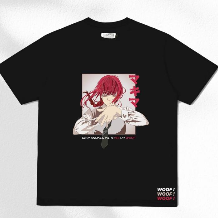 Gambar BOZZE Anime Tee Chainsaw Man | Makima dari Bozze Store Kab. Bandung 4 Tokopedia