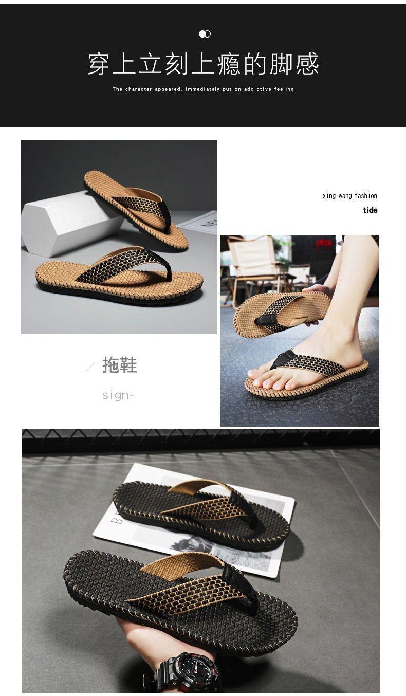 Product Introduction of Dép Xỏ Ngón, Trang Phục Nam, Chống Mài Mòn, Không Trơn Trượt, Khử Mùi, Không Vị, Thích Hợp Cho Các Hoạt Động Mùa Hè, Dép Ins, Dép Đi Biển Hợp Xu hướng, Cao Cấp, Dành Cho Nam Đế Bằng Đồng 5