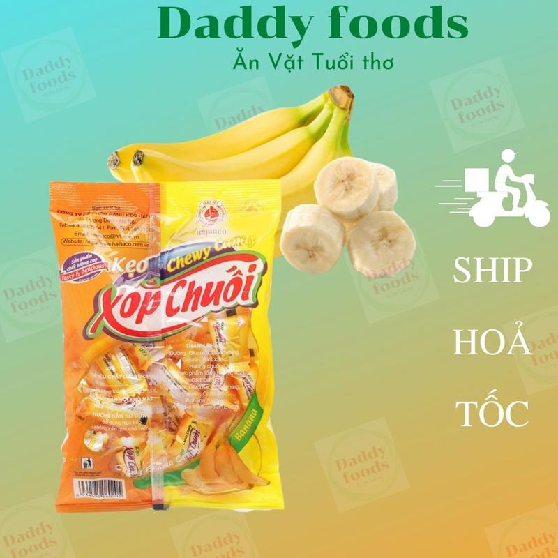 Kẹo xốp chuối Hải Hà khối lượng 70g hạn sử dụng dài