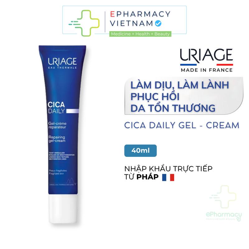 Kem Dưỡng URIAGE Bariederm Cica Daily Gel Creme Giúp Làm Dịu Và Phục Hồi Da 40ml