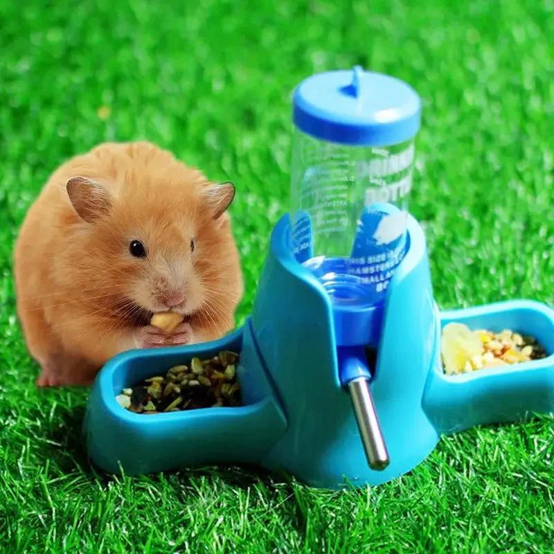 Hamster Water Bottle Small Animal Accessories Automatic Feeding Device Food Container Pet Drinking Bottles Hamster Accessories 2