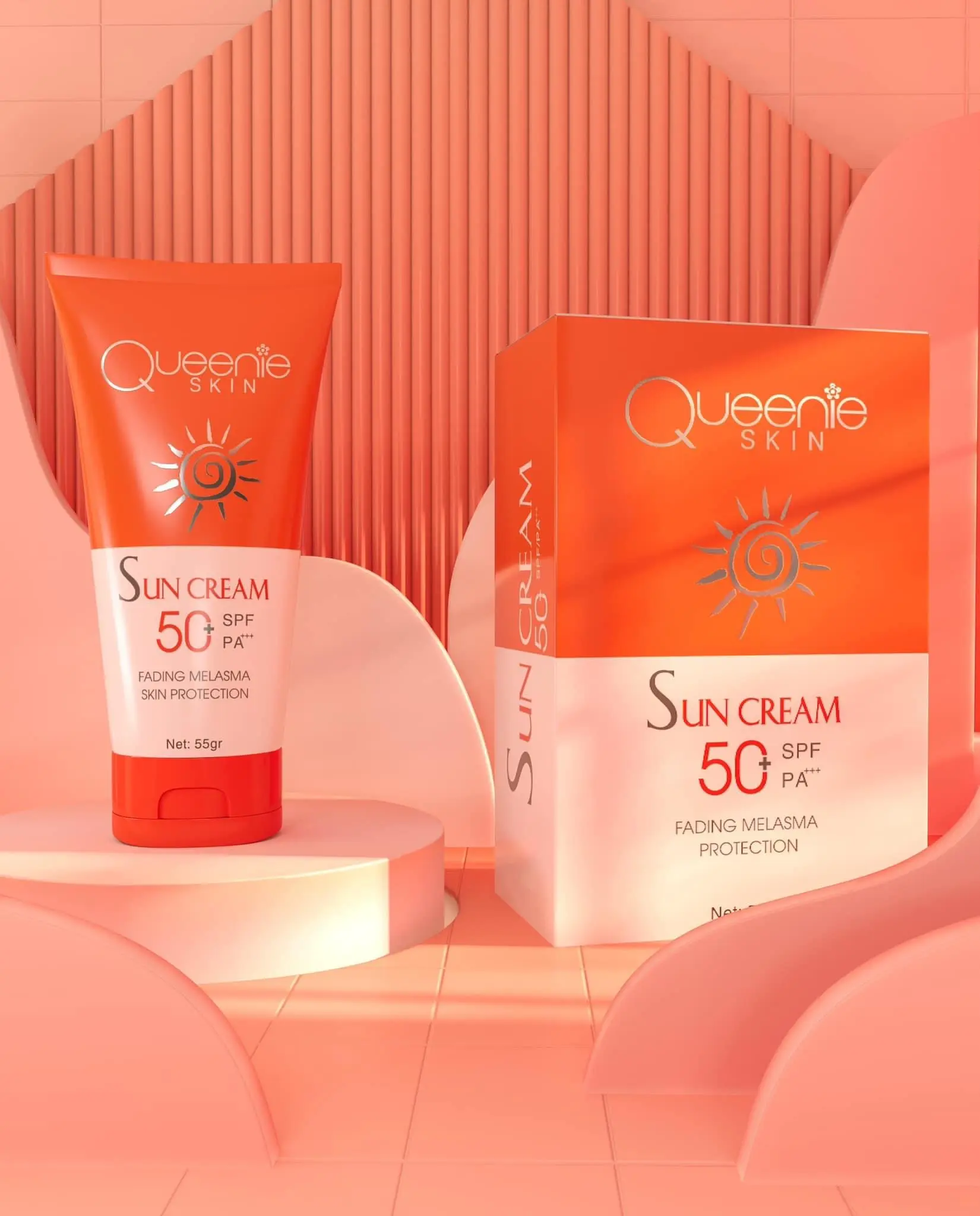 Kem Chống Nắng Queenie Skin SPF 50 Skincare Làm Đẹp Da