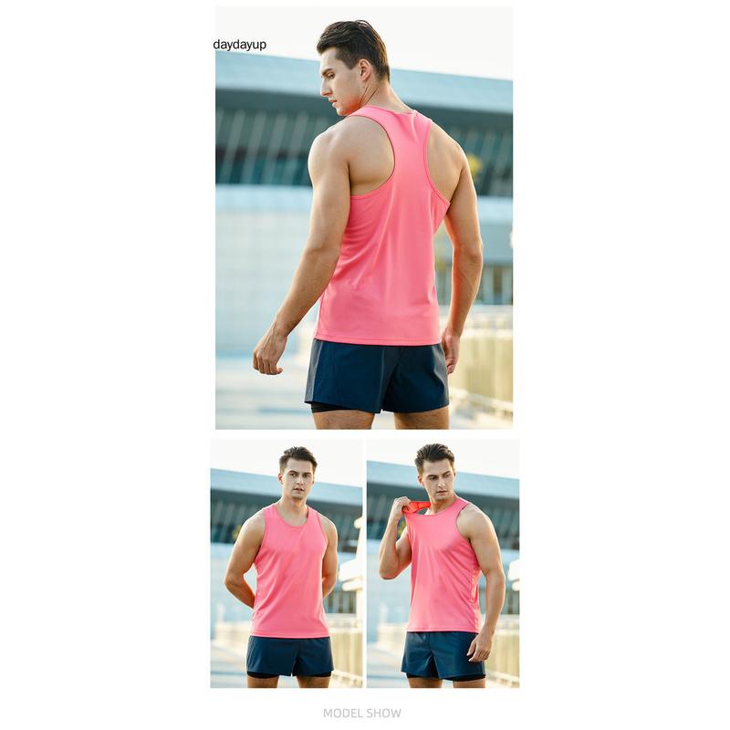 Product Introduction of Summer Men Sports Tank Top Large Casual Breathable Quick Drying Outdoor Running Vest 19