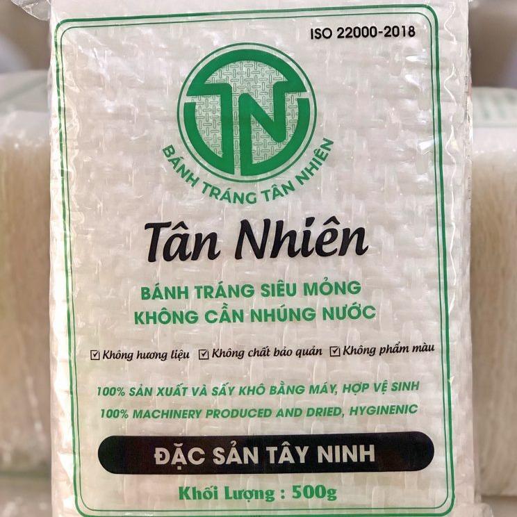 Bánh Tráng Siêu Mỏng Cuốn Thịt Tân Nhiên 470gr - Bánh Tráng Tây Ninh Snack