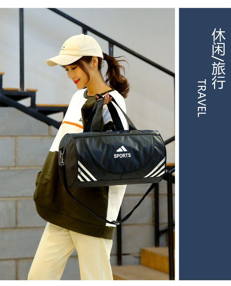 Product Introduction of Sports Gym Bag Yoga Football Training Bag Short-Distance Travel Bag Swim Bag Large Capacity Storage Bag Portable Shoulder 14