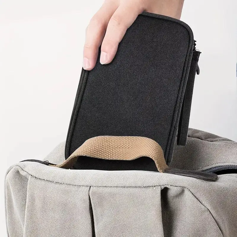 Multi-grid Travel Storage Bag, 1 Count Waterproof Electronic Product & Accessories Storage Bag, Durable Storage Organizer for Travel Office 5